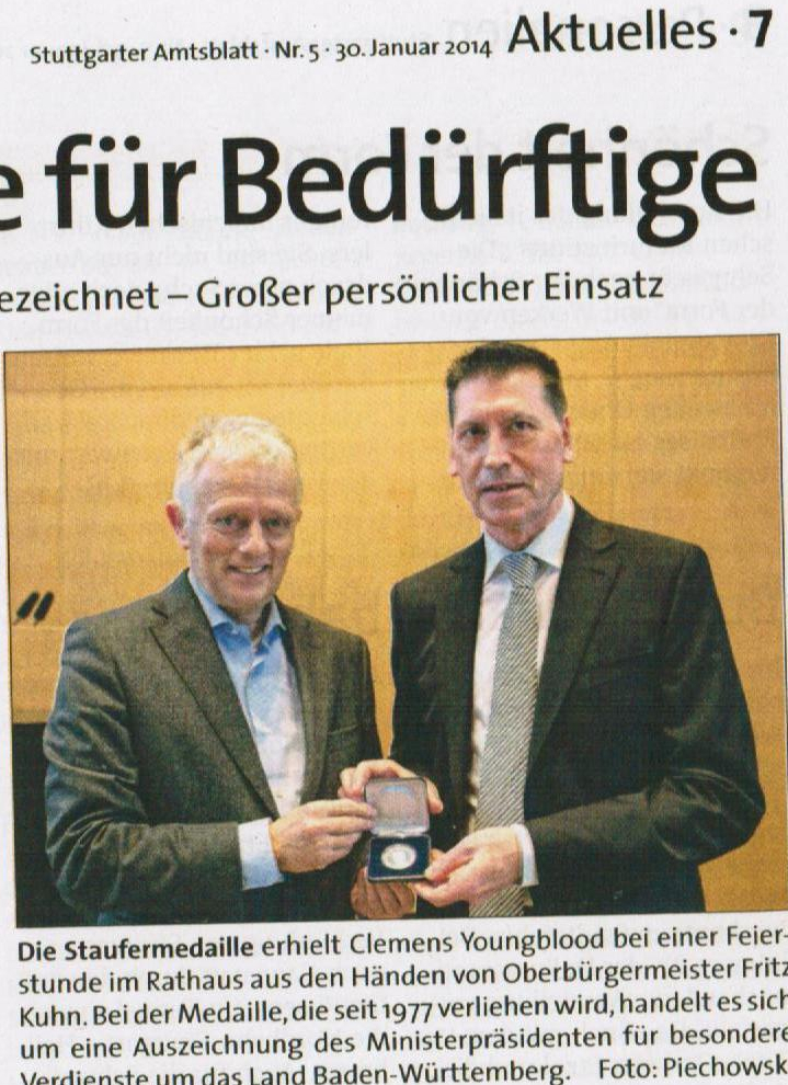 Die Staufermedallie für die "Helfenden Hände"